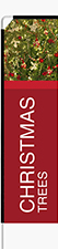 Christmas Trees Feather Flag - Rectangle