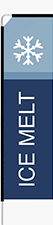 Ice Melt Feather Flag - Rectangle