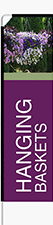Hanging Baskets Feather Flag - Rectangle