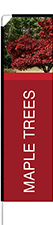 Maple Trees Feather Flag - Rectangle