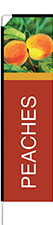 Peaches Feather Flag - Rectangle