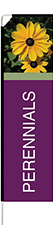 Perennials Feather Flag - Rectangle
