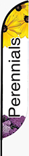 Perennials Feather Flag - Convex