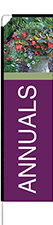 Annuals Feather Flag - Rectangle