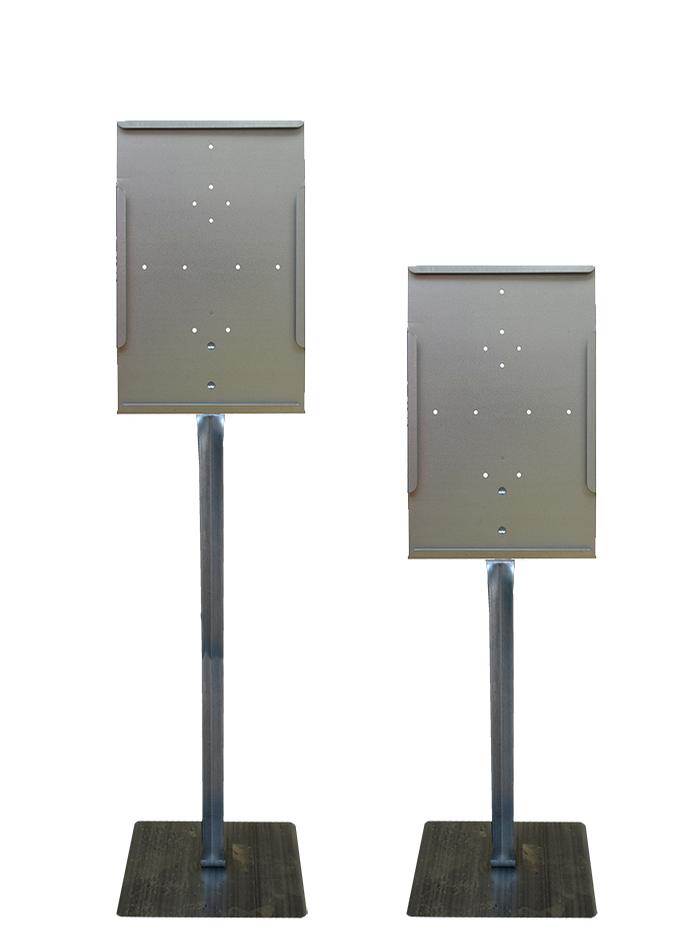 7 x 11 Metal Sign Holders, Vertical