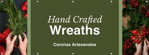 Wreaths - Hand Crafted 8x3 - Bold